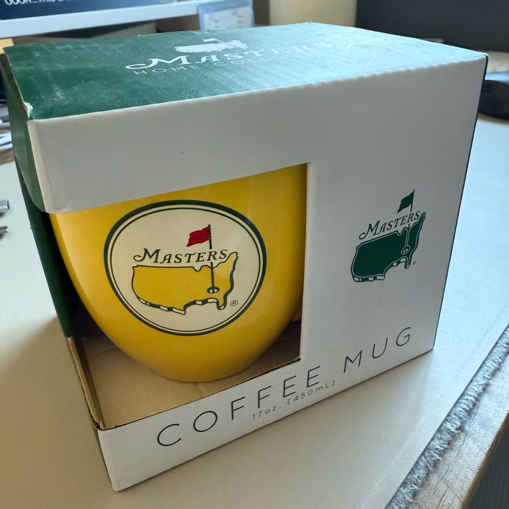 Masters Bright Yellow Golf Mug
